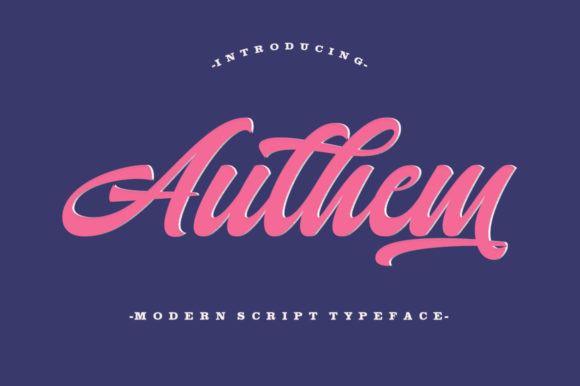 Authem: Bold, Vintage Charm in Every Letter