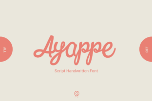 Ayappe: A Handwritten Japanese Script Font