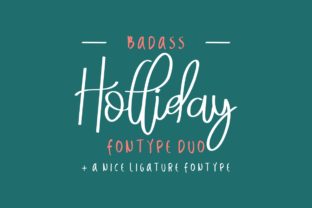 Badass Holliday Duo: Holiday Typography, Refined