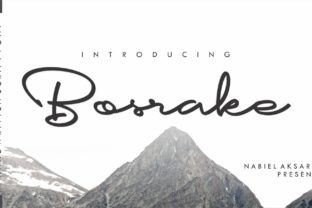 Bosrake: The Elegant Handwritten Font That Elevates Design With Authenticity