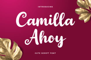 Camilla Ahoy: A Fun, Cool Handwritten Font