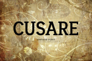 Cusare: A Friendly, Bold Serif with Timeless Appeal
