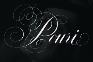 Fall in Love with Pouri: The Romantic Script Font That Elevates Design with Grace