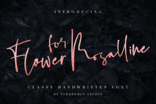 Flower for Rosalline: The Stylish Expressive Script Font Redefining Romantic Typography in Modern Creative Work