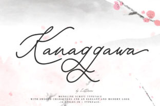 Kanaggawa: A Simple, Elegant Script Font with Bold Swashes