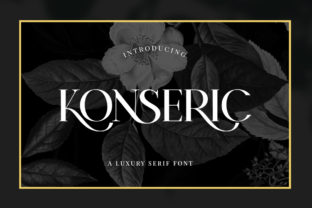 Konseric: A Sophisticated Serif for Editorial Elegance