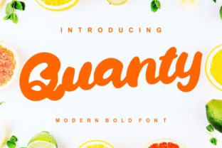 Quanty: A Bold Script Font with Vintage Appeal That Builds Recognition and Warmth