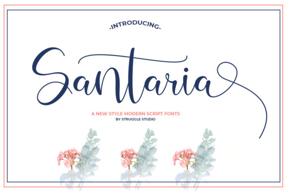 Santaria: A Handwritten Font That Balances Sweetness and Clarity
