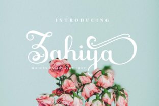Zahiya: A Sweet and Charming Script Font for Crafting Projects